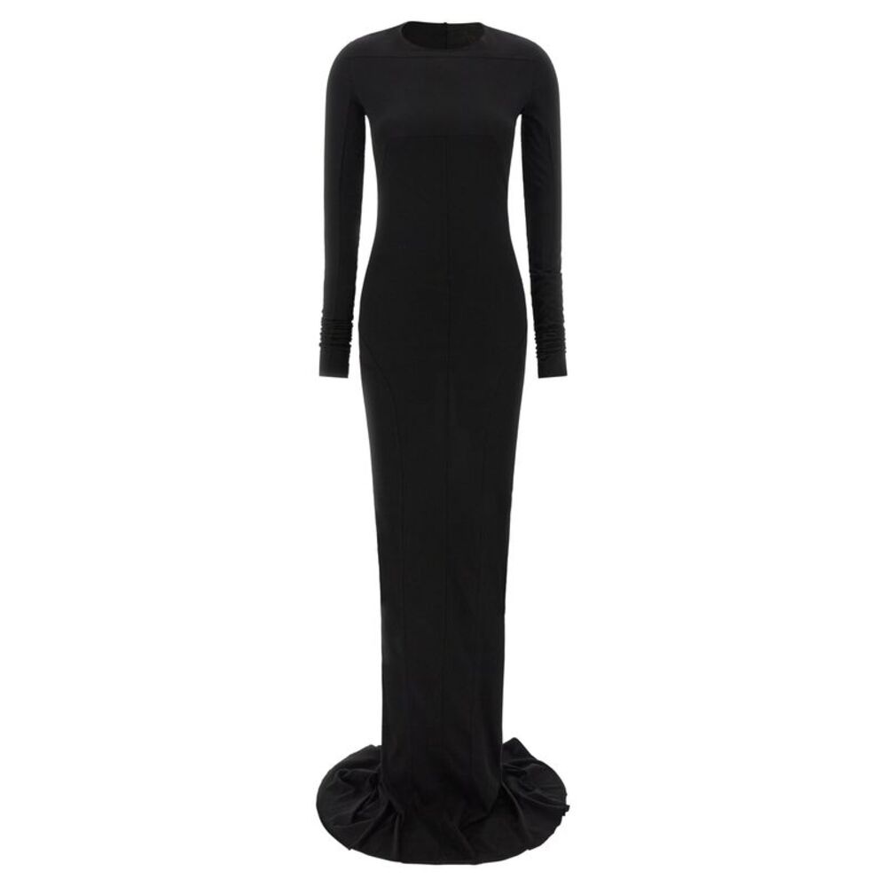 DRKSHDW Black Cotton Long Women's Dress